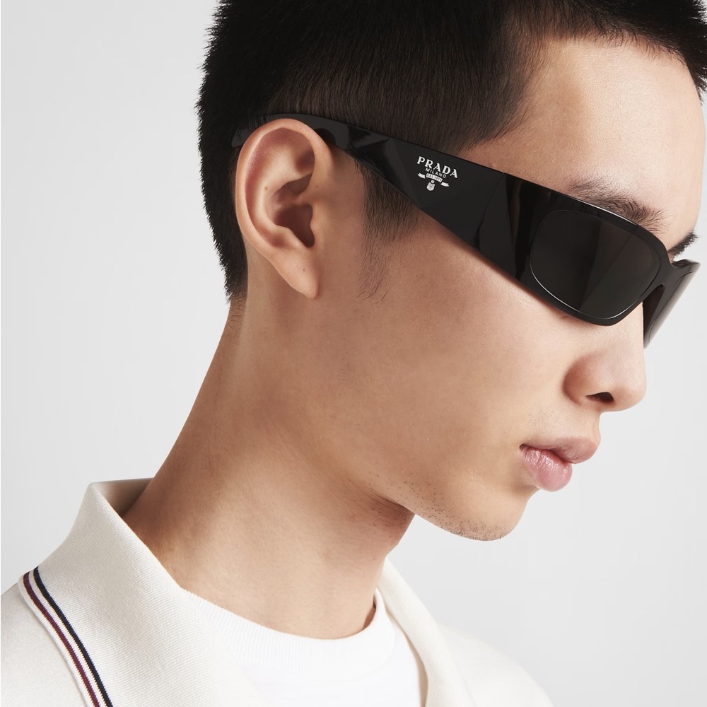 Men's PRADA Symbole Sunglasses- - Picture 3 of 4